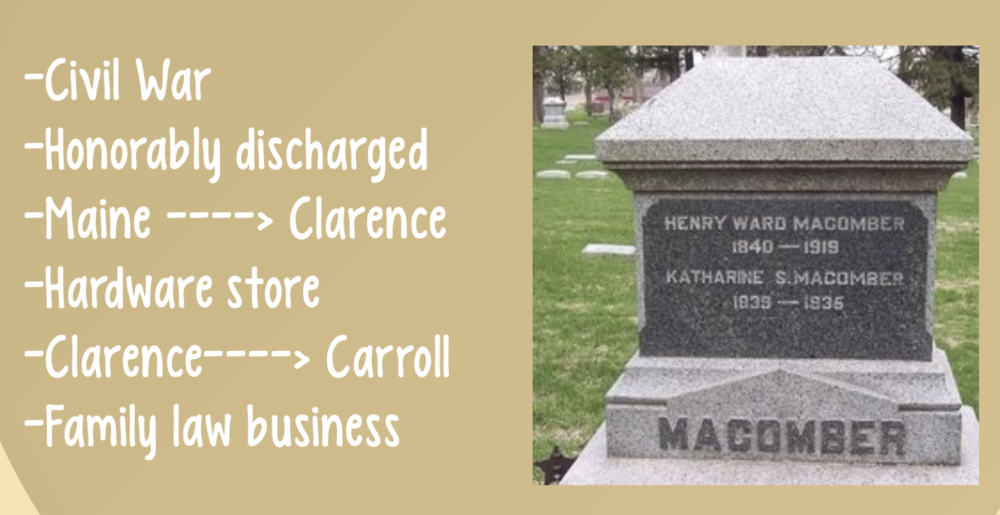macomber family grave