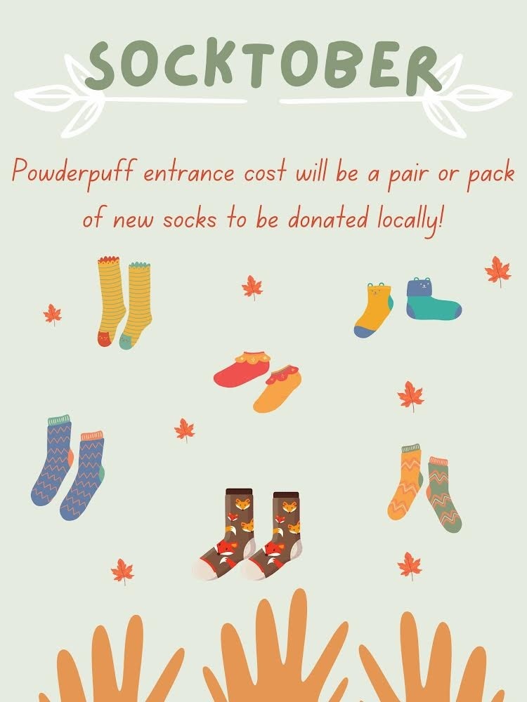 socks for powderpuff 