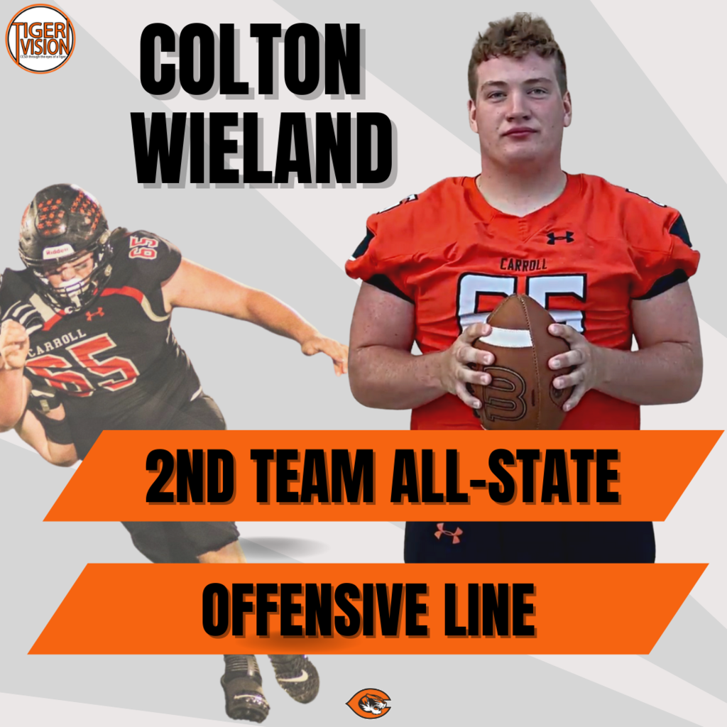 2nd Team All-State Colton Wieland